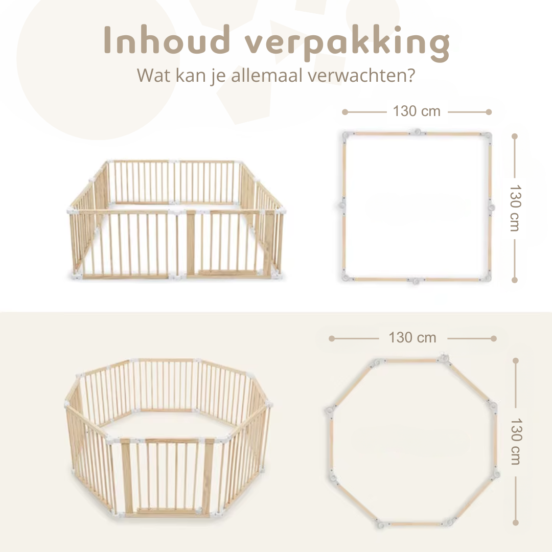 Yellies Grondbox - 130 x 130 x 65 cm