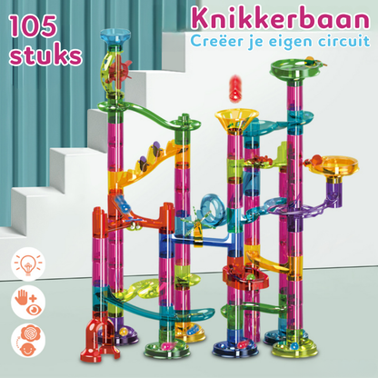 Yellies Knikkerbaan - 105 Stuks