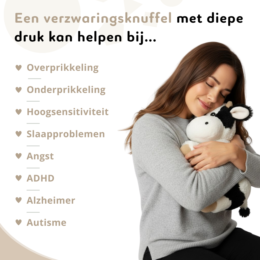 Yellies Verzwaringsknuffel - Koe 2kg