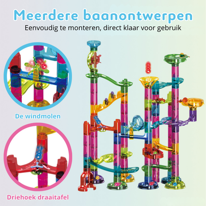 Yellies Knikkerbaan - 105 Stuks