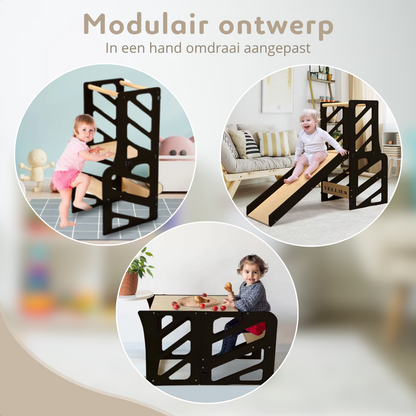 Yellies 3-In-1 Leertoren Zwart