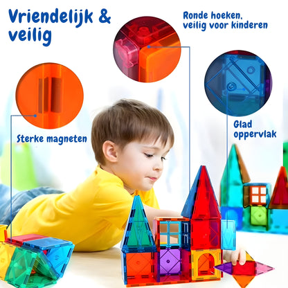 Yellies Magnetic Tiles - 120 Stuks