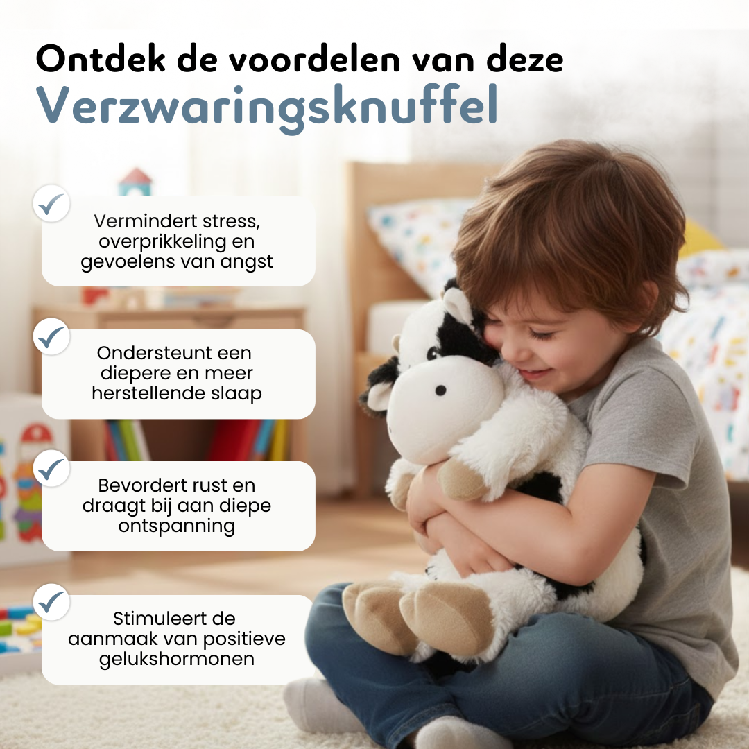 Yellies Verzwaringsknuffel - Koe 2kg