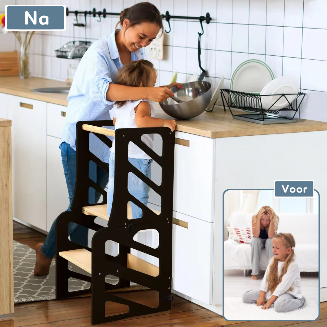 Yellies 3-In-1 Leertoren Zwart