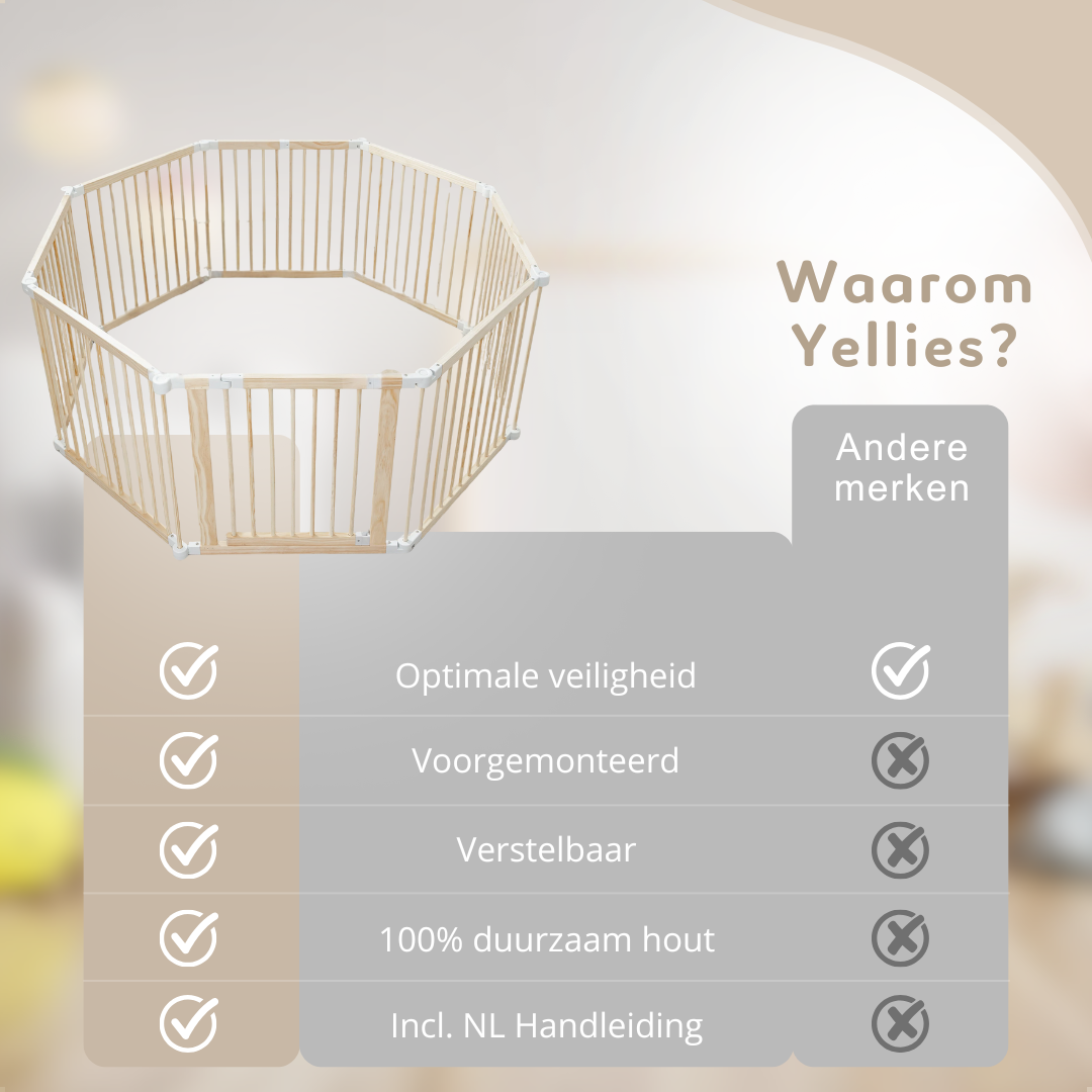 Yellies Grondbox - 130 x 130 x 65 cm