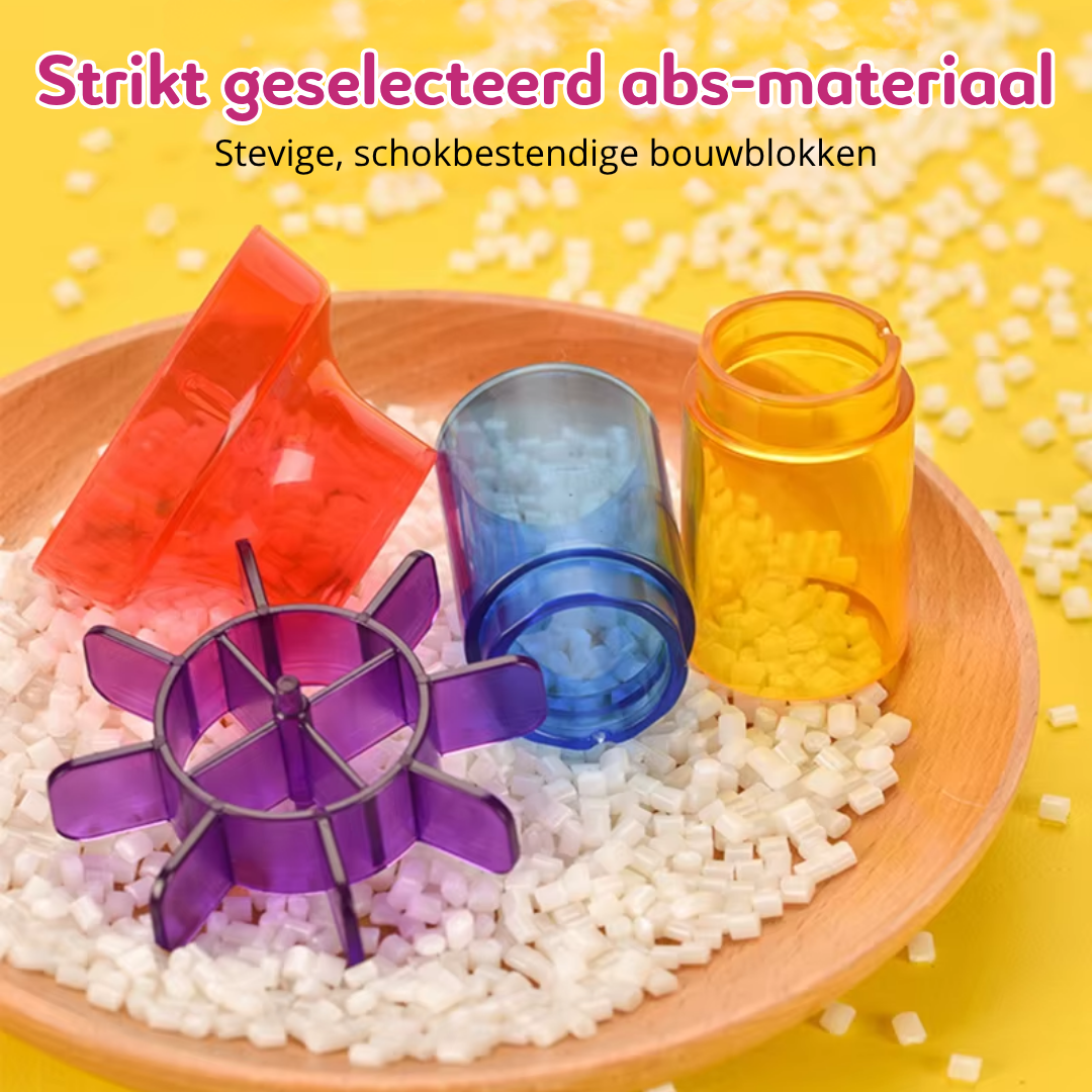 Yellies Knikkerbaan - 105 Stuks