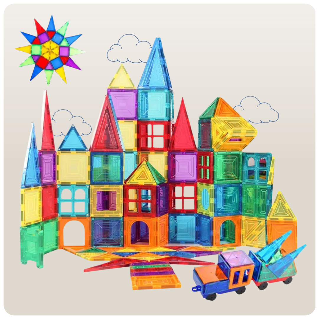 Yellies Magnetic Tiles - 120 Stuks